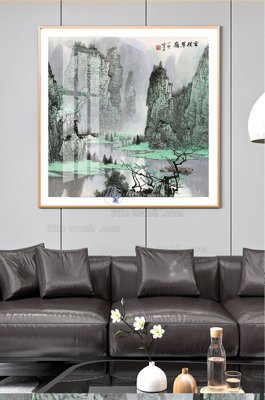 Download file gốc File tranh hiện đại pha lê gương KF100749 (in mica) 3D