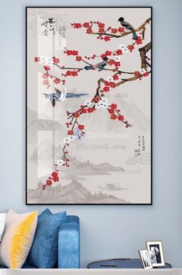 Ảnh gốc File tranh hiện đại pha lê gương KF100781 (siêu chi tiết) để in ấn