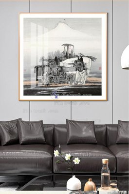 File gốc File tranh hiện đại pha lê gương KF100802 (in ấn) màu sắc trung thực