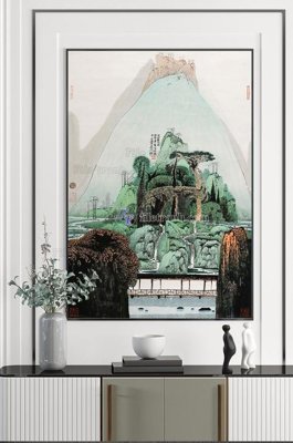 File PSD File tranh hiện đại pha lê gương KF100817 (nguyên bản) cho thiết kế