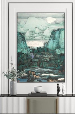 File gốc File tranh hiện đại pha lê gương KF100818 (in lụa) chi tiết cao