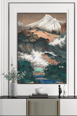 Hình ảnh file gốc in trần nhà File tranh hiện đại pha lê gương KF100825