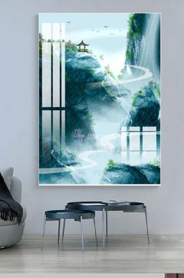 File in mica File tranh hiện đại pha lê gương KF100827 (ảnh gốc) đẹp