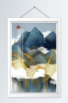 File PSD File tranh hiện đại pha lê gương KF100883 (bản gốc) đã tách nền