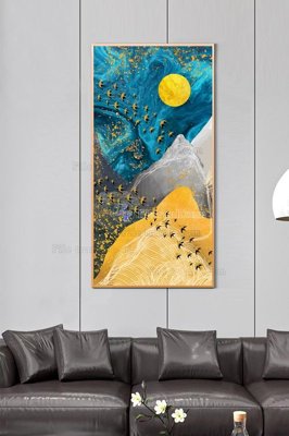 Mua file tranh gốc File tranh hiện đại pha lê gương KF100907 tại Filetranh.com