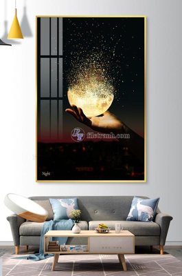 File gốc File tranh hiện đại pha lê gương KF100913 (chuẩn CMYK) cho nhà in