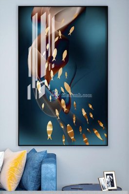 File tranh gốc File tranh hiện đại pha lê gương KF100969 (bản quyền) file PSD