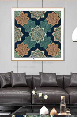 File gốc File tranh hiện đại pha lê gương KF100984 (PNG) chất lượng cao