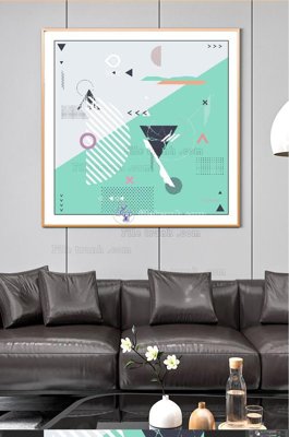 File gốc in ấn File tranh hiện đại pha lê gương KF101012 chuẩn màu CMYK