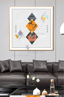 File gốc File tranh hiện đại pha lê gương KF101020 (chuẩn màu) cho in offset