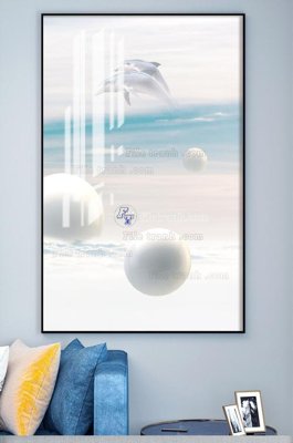 File PSD File tranh hiện đại pha lê gương KF101027 (chất lượng in ấn)