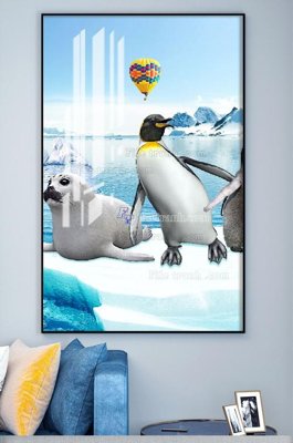 File tranh File tranh hiện đại pha lê gương KF101057 (bản gốc) trang trí văn phòng