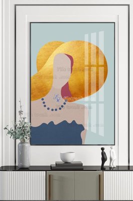 Tải file gốc File tranh hiện đại pha lê gương KF101083 (bản PSD) gốc