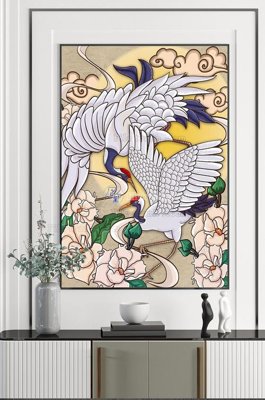 File in ấn File tranh hiện đại pha lê gương KF101098 (bản gốc) chất lượng cao