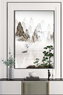 File gốc File tranh hiện đại pha lê gương KF101127 (ảnh chi tiết) để in ấn