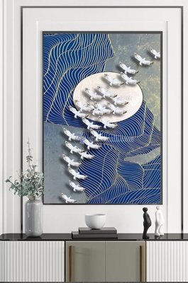 File gốc File tranh hiện đại pha lê gương KF101145 (ảnh chi tiết) để in ấn