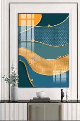 File tranh PSD File tranh hiện đại pha lê gương KF101160 chất lượng cao