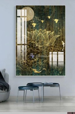 File ảnh gốc File tranh hiện đại pha lê gương KF101226 (chuyên in mica)