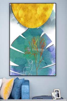 File in trần File tranh hiện đại pha lê gương KF101260 (bản gốc) mây trời