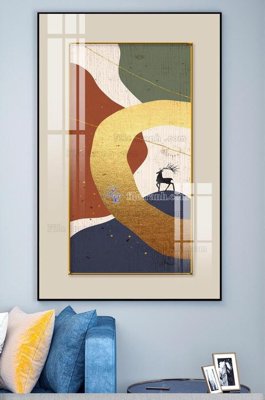 Tải file File tranh hiện đại pha lê gương KF101283 (gốc) làm file thiết kế