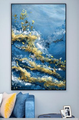 Download file gốc File tranh hiện đại pha lê gương KF101374 (in mica) trang trí