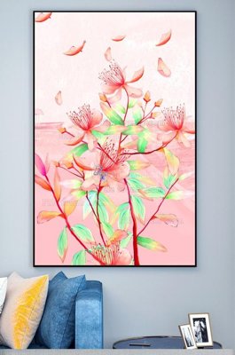 File gốc File tranh hiện đại pha lê gương KF101392 (ảnh chi tiết) để in trần