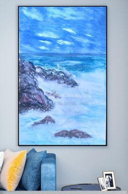 File PSD File tranh hiện đại pha lê gương KF101399 (bản gốc) đã tách nền