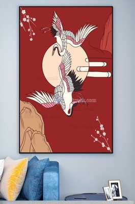 File PSD File tranh hiện đại pha lê gương KF101401 (bản gốc) độ phân giải cao