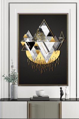 File in mica File tranh hiện đại pha lê gương KF101580 (bản gốc) sắc sảo