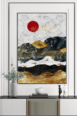 File PSD File tranh hiện đại pha lê gương KF101601 (gốc) cho in quảng cáo