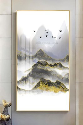 File PSD File tranh hiện đại pha lê gương KF101607 (chất lượng in ấn)