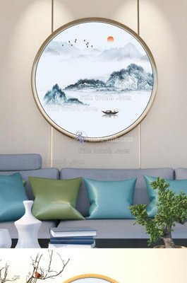 File tranh File tranh hiện đại pha lê gương KF101690 (bản gốc) treo phòng ăn