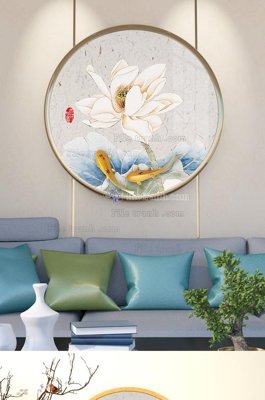 File in trần File tranh hiện đại pha lê gương KF101694 (bản gốc) bầu trời