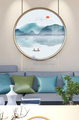 File gốc File tranh hiện đại pha lê gương KF101703 (phong cách) châu Âu