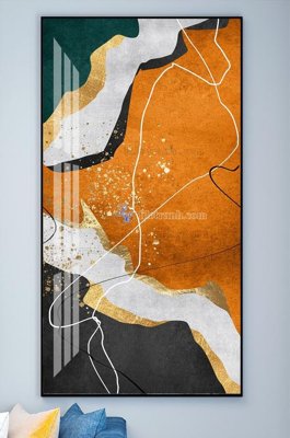 File tranh in tráng gương File tranh hiện đại pha lê gương KF101749 (siêu nét)