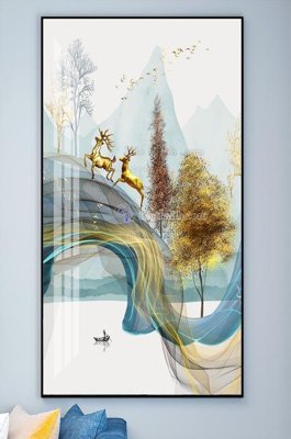 File PSD File tranh hiện đại pha lê gương KF101771 (bản gốc) độ phân giải cao