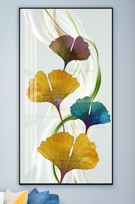 File in ấn File tranh hiện đại pha lê gương KF101862 chuyên nghiệp