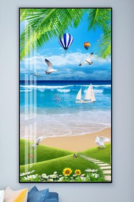 Tải file File tranh hiện đại pha lê gương KF101873 (gốc) làm file quảng cáo