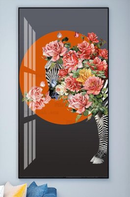 File tranh File tranh hiện đại pha lê gương KF101936 (gốc) chủ đề tĩnh vật