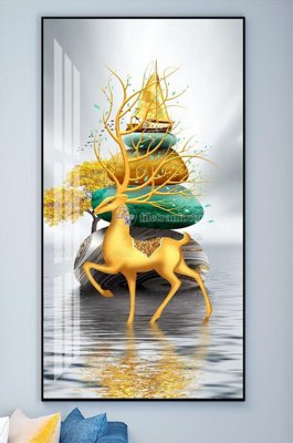 File tranh File tranh hiện đại pha lê gương KF101969 (ảnh gốc) cho in ấn kỹ thuật số