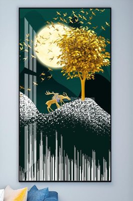 Chi tiết file gốc File tranh hiện đại pha lê gương KF101979 (cho in tráng gương)