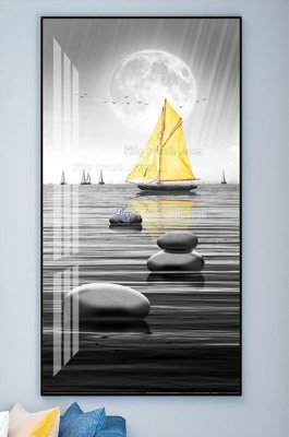 Ảnh gốc file in lụa File tranh hiện đại pha lê gương KF101999 chi tiết