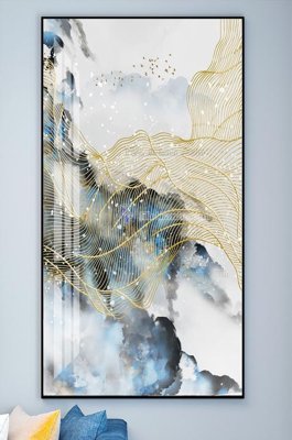 Ảnh gốc File tranh hiện đại pha lê gương KF102004 (độ nét cao) in tráng gương