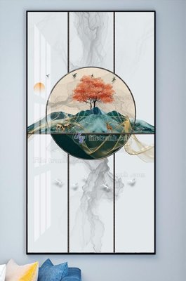 Tải file File tranh hiện đại pha lê gương KF102033 (gốc) in ấn ngay lập tức