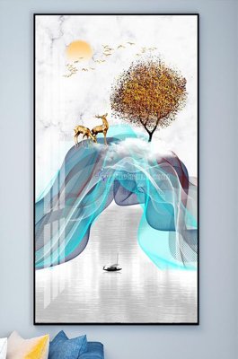 Download file File tranh hiện đại pha lê gương KF102047 (gốc) in mica đèn LED