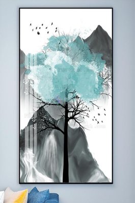 Download file File tranh hiện đại pha lê gương KF102088 (gốc) in mica ốp bếp