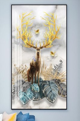 Ảnh gốc File tranh hiện đại pha lê gương KF102129 (nét căng) in mica