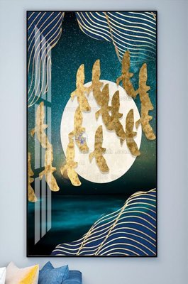 File gốc File tranh hiện đại pha lê gương KF102135 (in mica) làm quà tặng