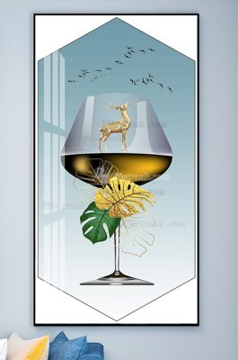 File ảnh File tranh hiện đại pha lê gương KF102188 (gốc) in poster