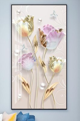 File PSD in ấn File tranh hiện đại pha lê gương KF102206 (chất lượng cao)